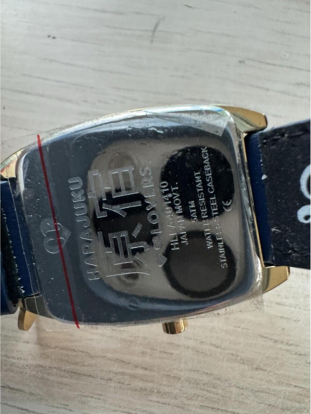 Harajuku Lovers LOVE Watch Blue Strap Japanese Movement 5ATM Double Band - Picture 13 of 15
